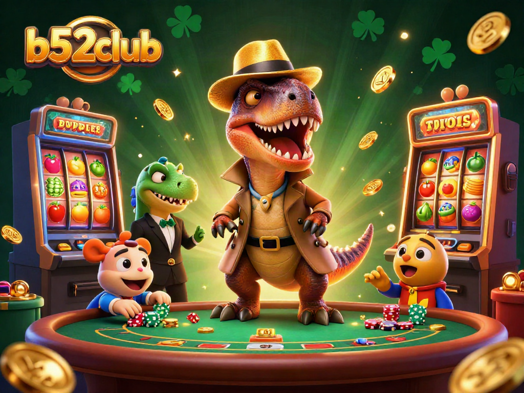 Experience big wins at b52club with thrilling slot action featuring vibrant characters and elements.