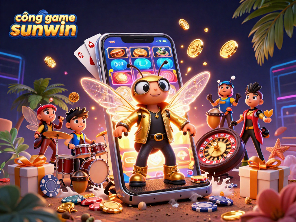 Experience the thrill of cổng game sunwin with dynamic characters and immersive slot gaming elements.