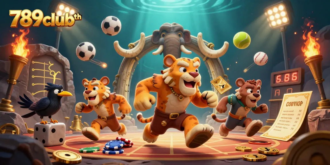 Experience exciting gameplay at 789clubth with a vibrant and dynamic casino scene filled with action.
